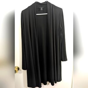 Clara S long black cardigan
